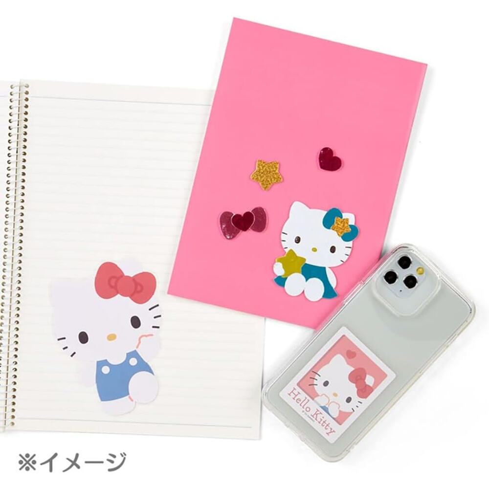 Sanrio Hello Kitty Decoration Sticker Set Official PVC Stickers 3pcs - Picture 4 of 6